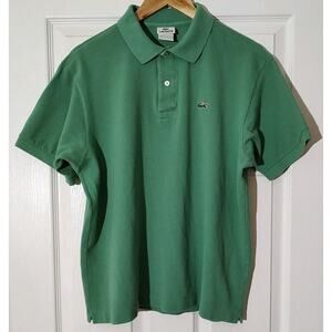 Men's Lacoste Green Polo - FR 6 X-Large